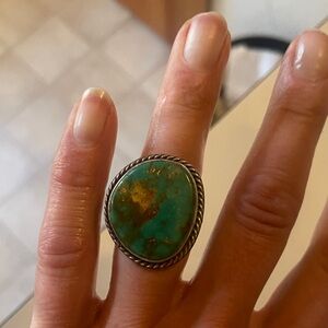 Mona Van Riper .925 Silver & Turquoise Statement Ring